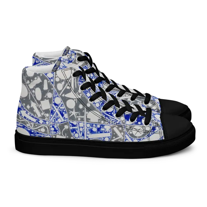 Cartoon Crankshaft Men's High Top Canvas Shoes product image (2)