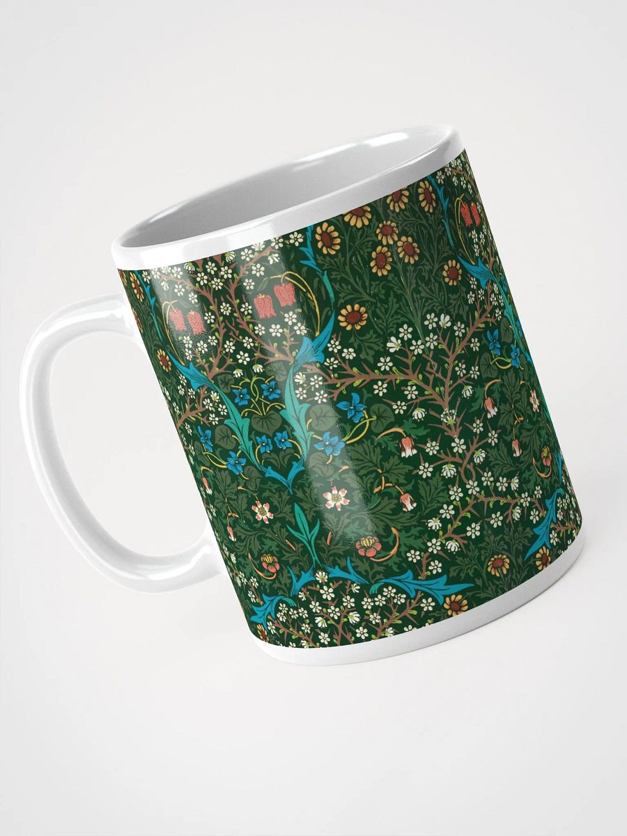 Tulip Pattern White Glossy Mug product image (3)