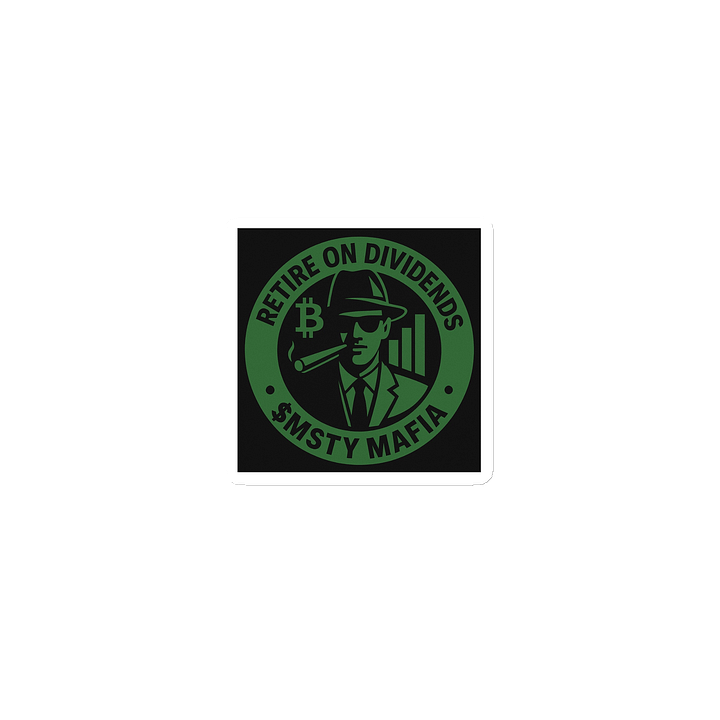 Retire on Dividiends MSTY Mafia Magnet product image (1)