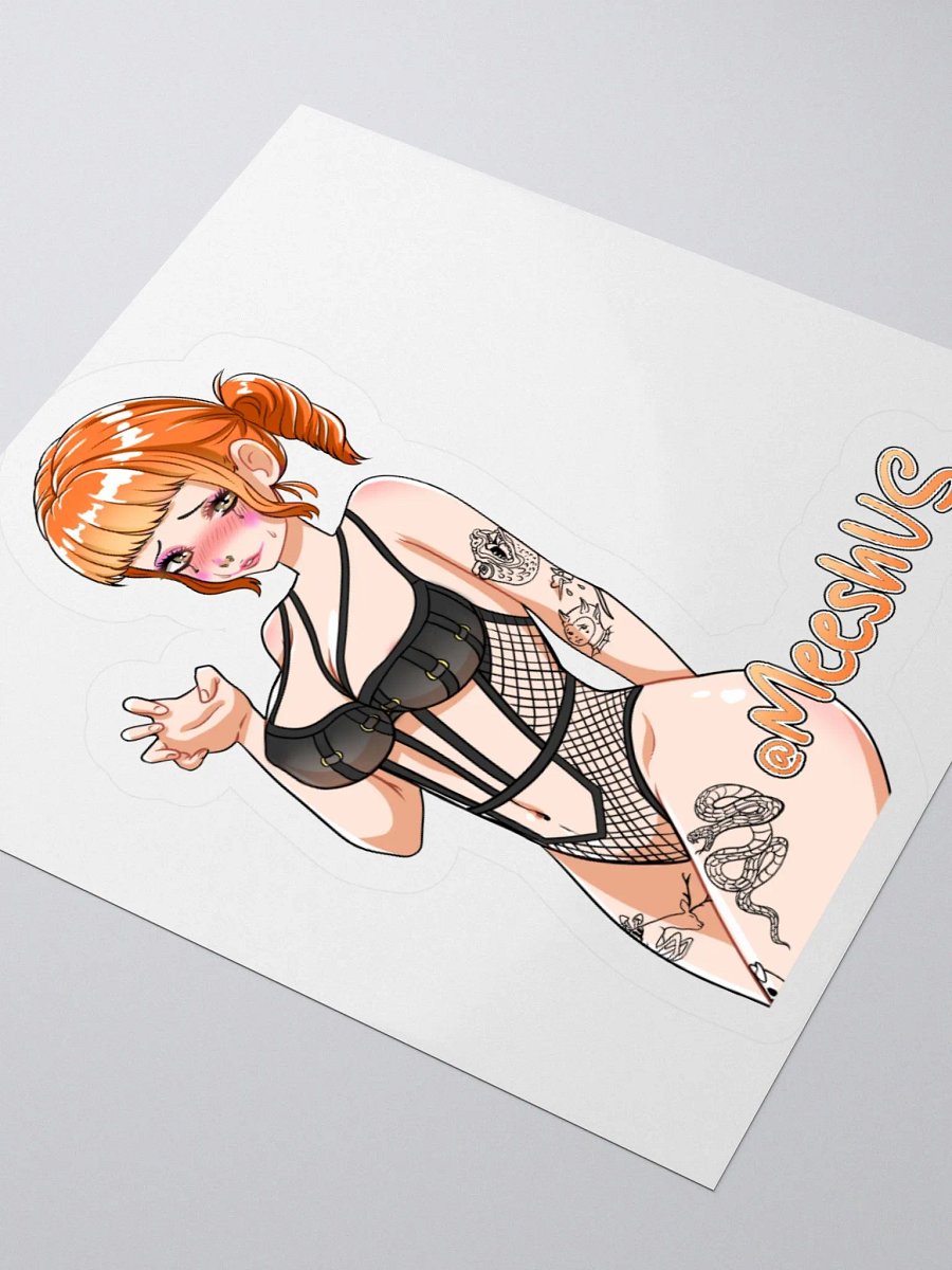 MeeshVS Clown Girl Sticker (Orange Hair) product image (3)