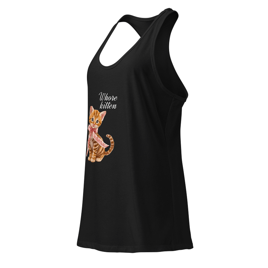 Whimsical Kitten Racerback Tank product image (5)