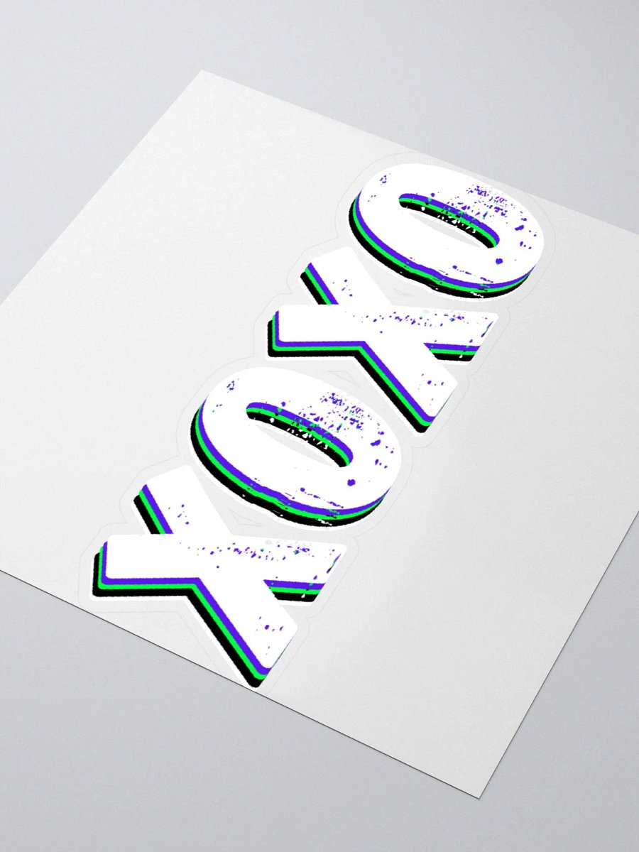 XOXO Sticker - White product image (3)
