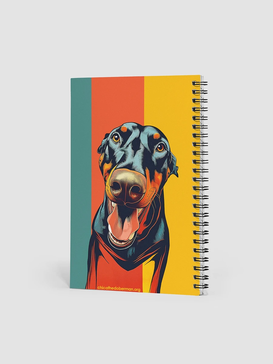 Chica the Doberman Pop Art notebook product image (2)