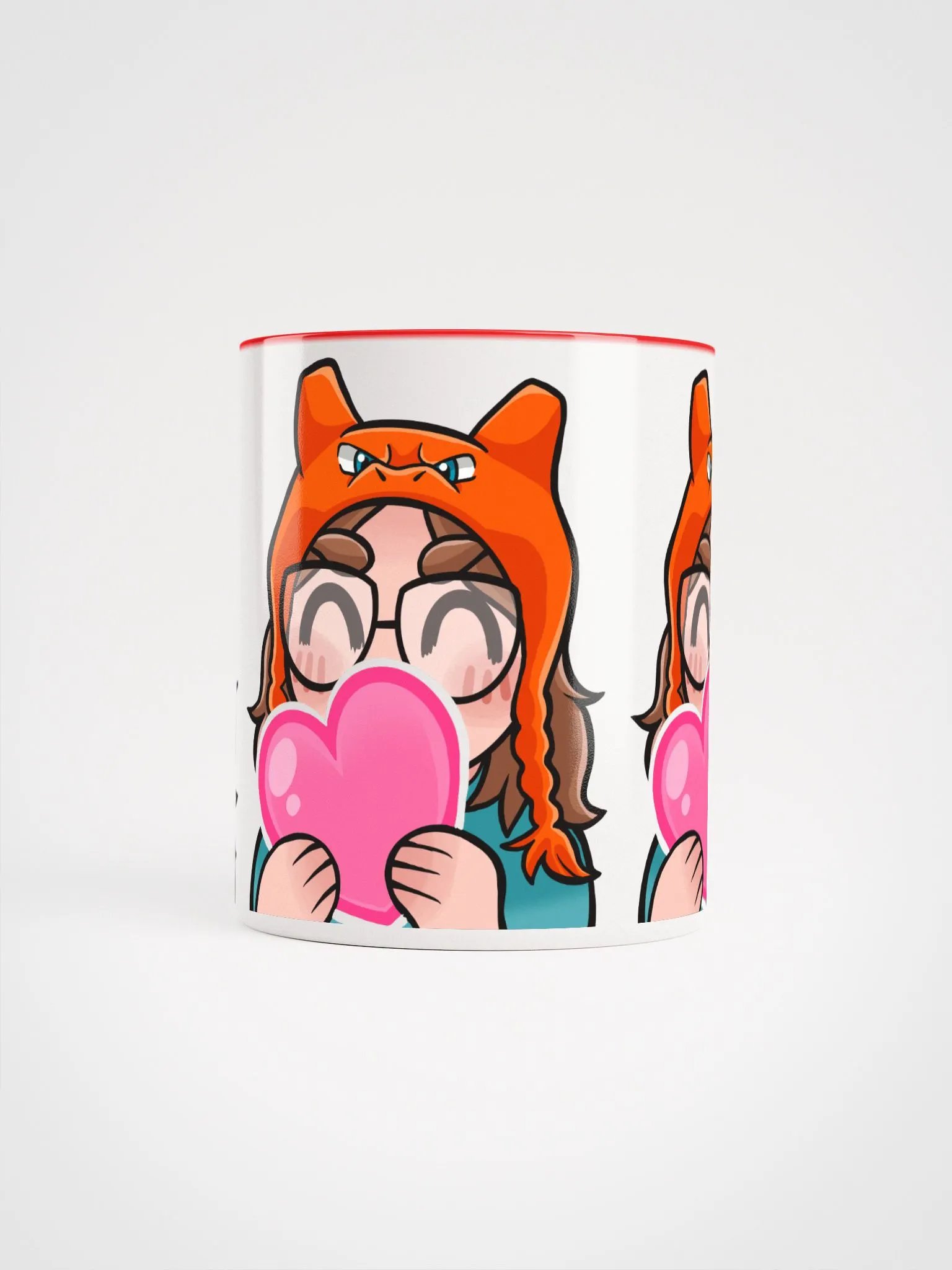 Brave Love White/Red Mug product image (9)