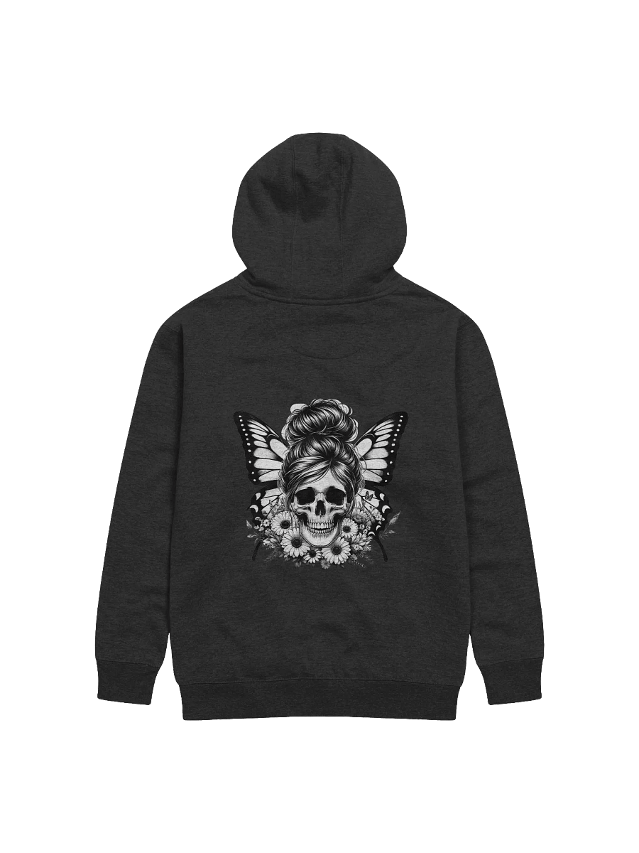 Butterfly Skull Bun - Back Hoodie product image (1)