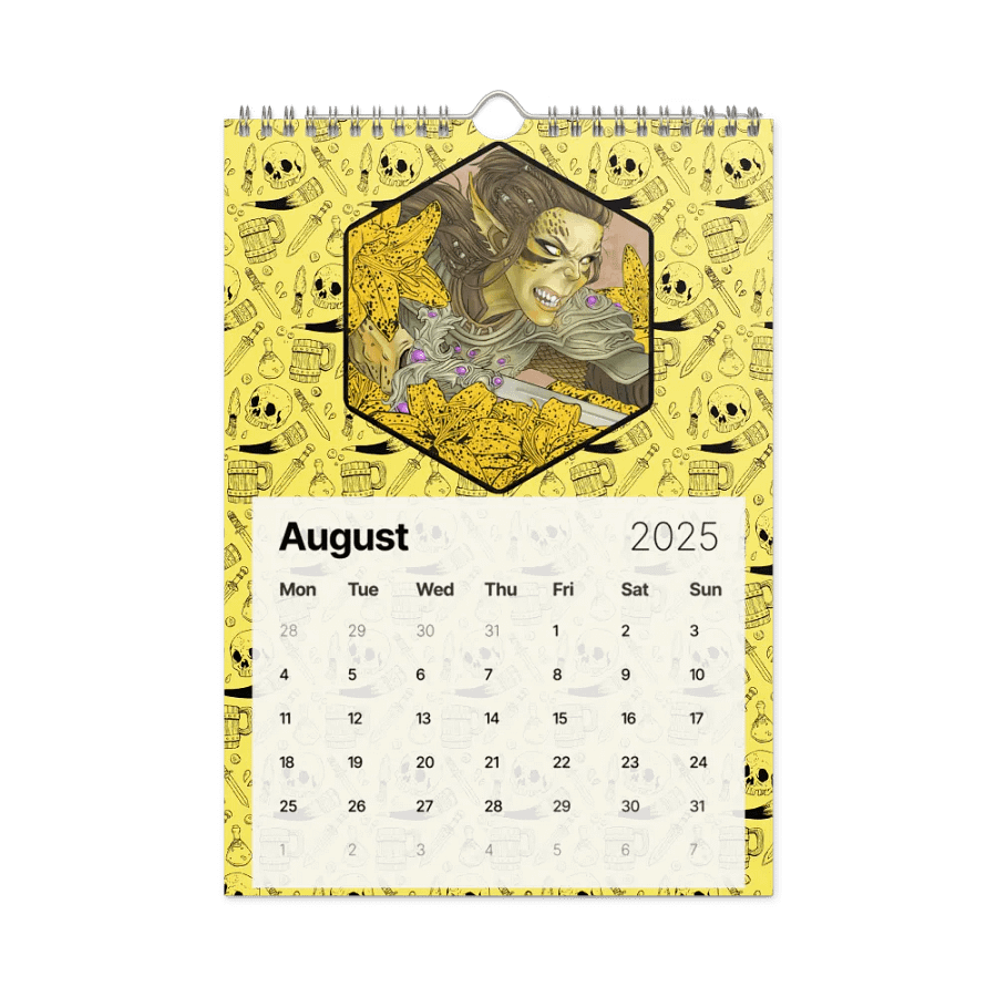 BG3 2025 Calendar - rainbow product image (2)