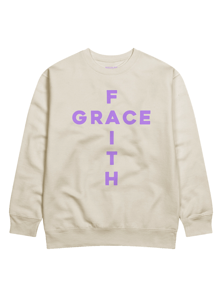 By Grace Through Faith Cross Sweatshirt product image (2)
