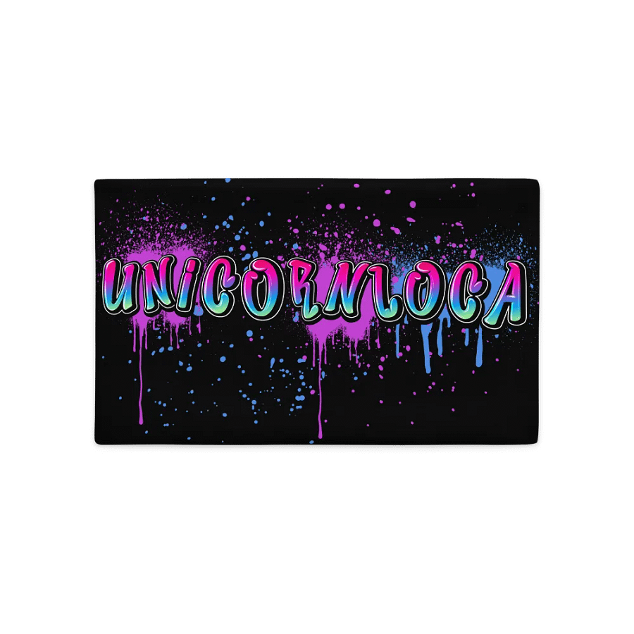 Iridescent Graffiti Unicorn Pillow Case product image (1)