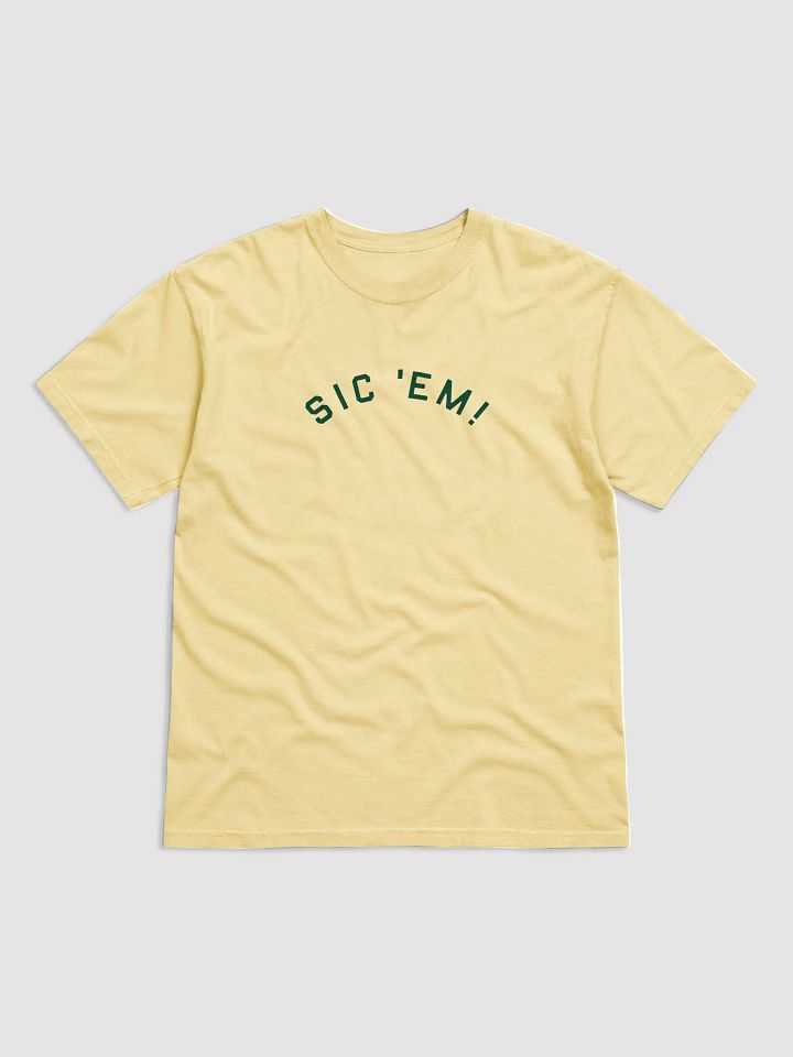 Sic 'Em T-Shirt on Ivory/Butter/White product image (1)