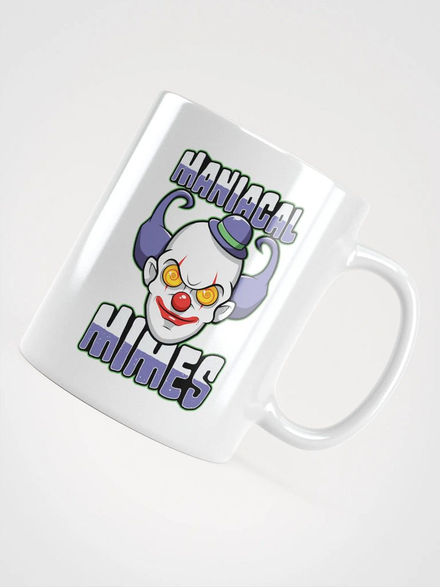 Maniacal Mimes Creepy Clown Coffee Mug – Funny & Spooky Drinkware product image (4)