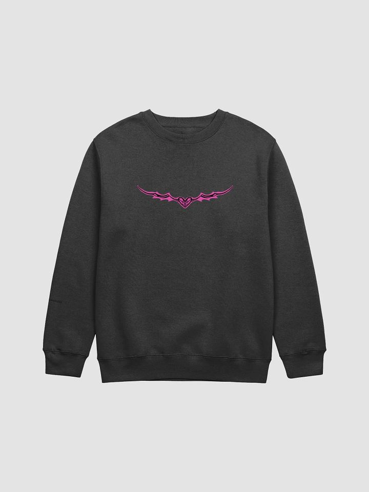 pink gothic vampire heart sweater product image (1)