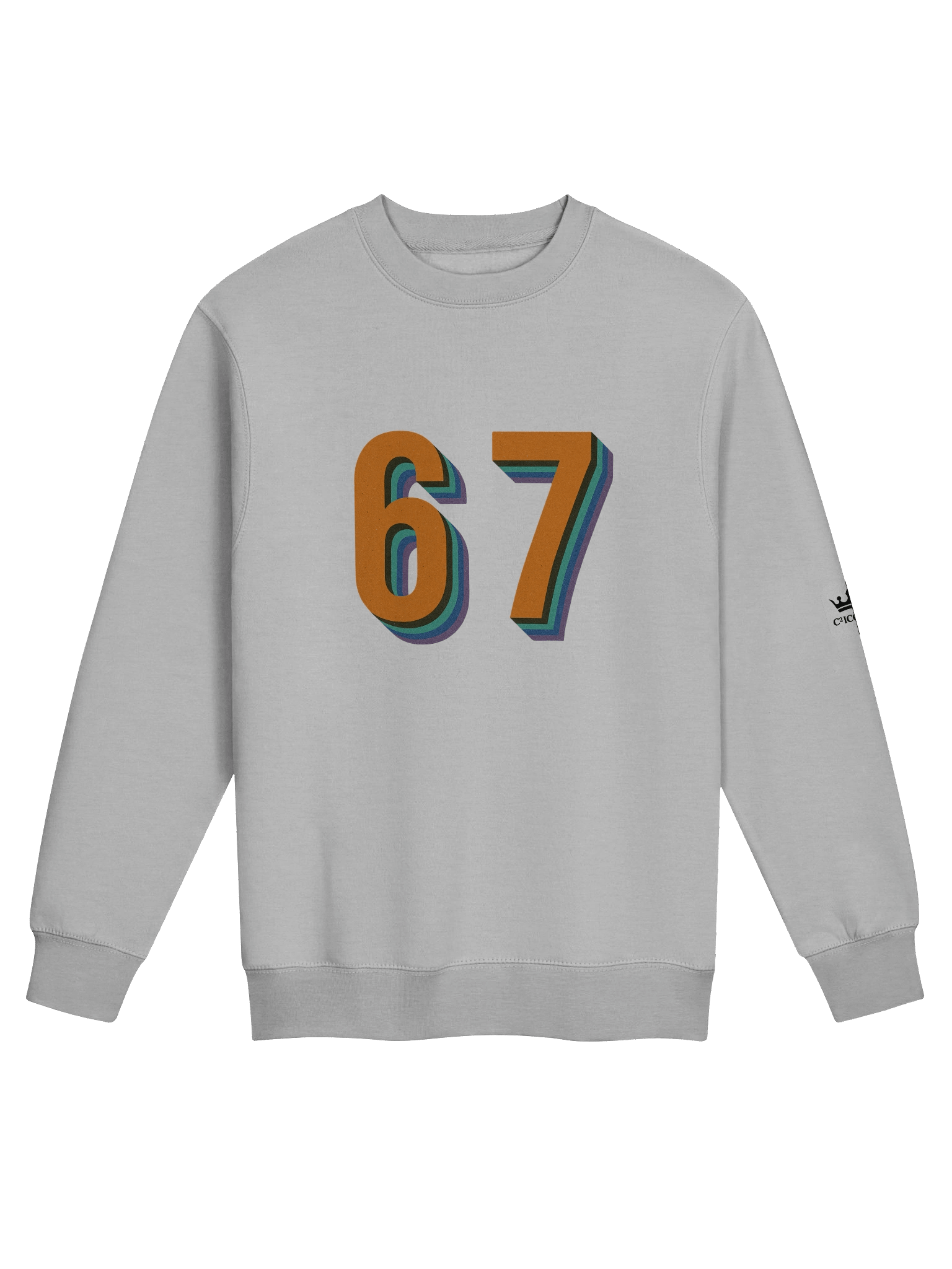 6 7 Viral Graphic Crewneck Sweatshirt product image (2)