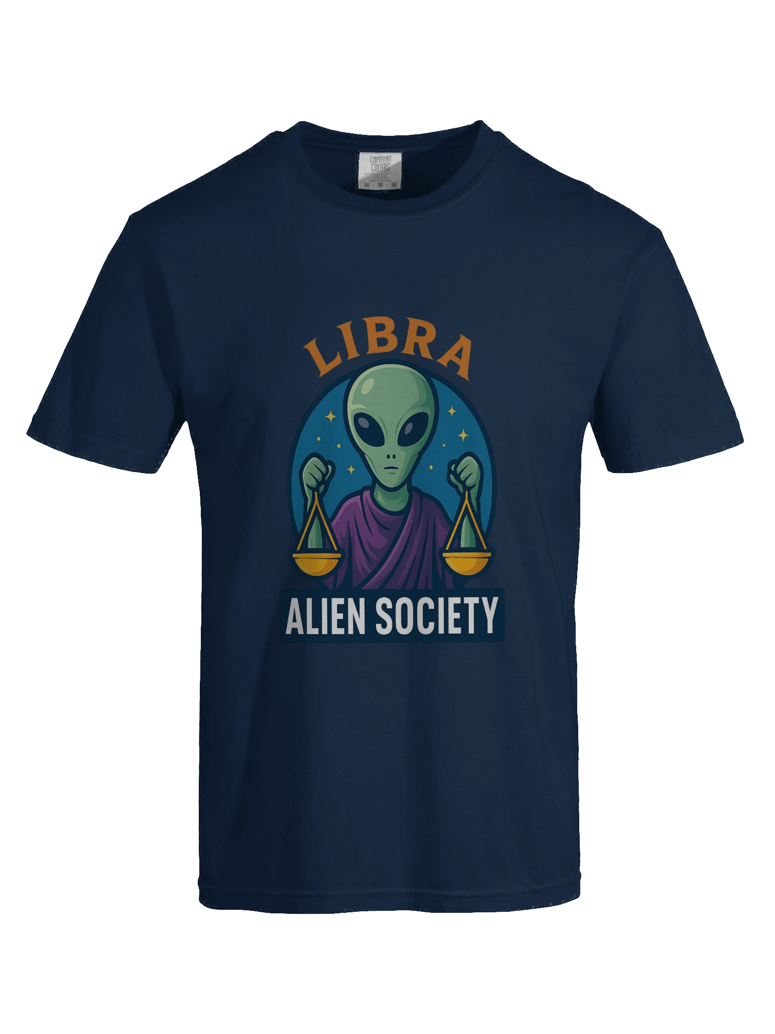 Libra Alien Society Scales of Justice T-Shirt product image (48)