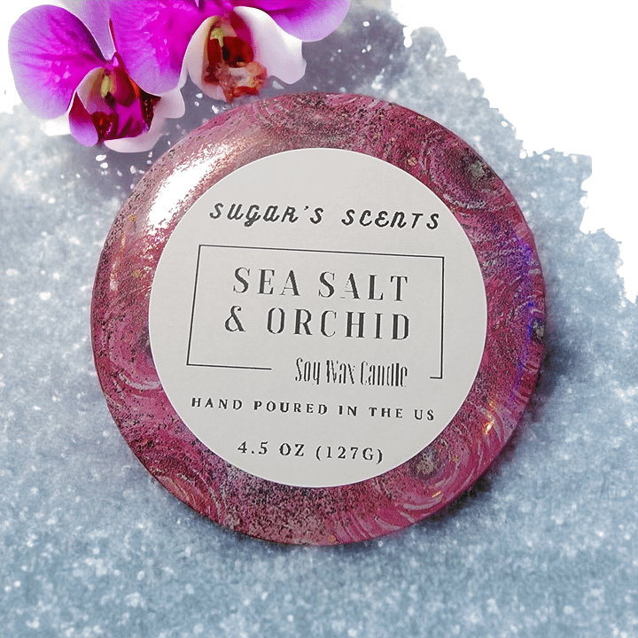 Sea Salt & Orchid Candle (4.5oz) product image (2)