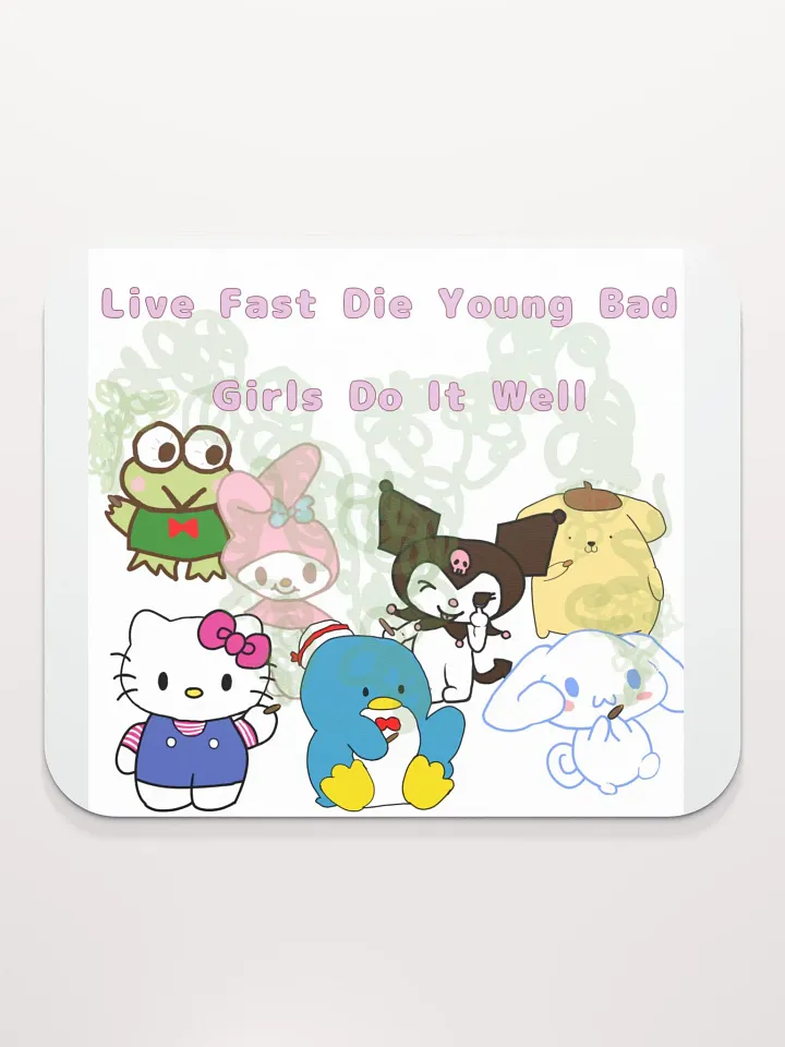 Smoking Sanrio Set Mousepad product image (2)