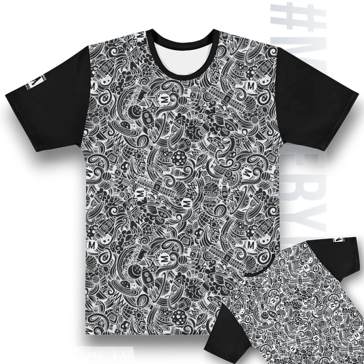 Dark Space Scribble - Ultimate T-Shirt | #MadeByMELO product image (1)
