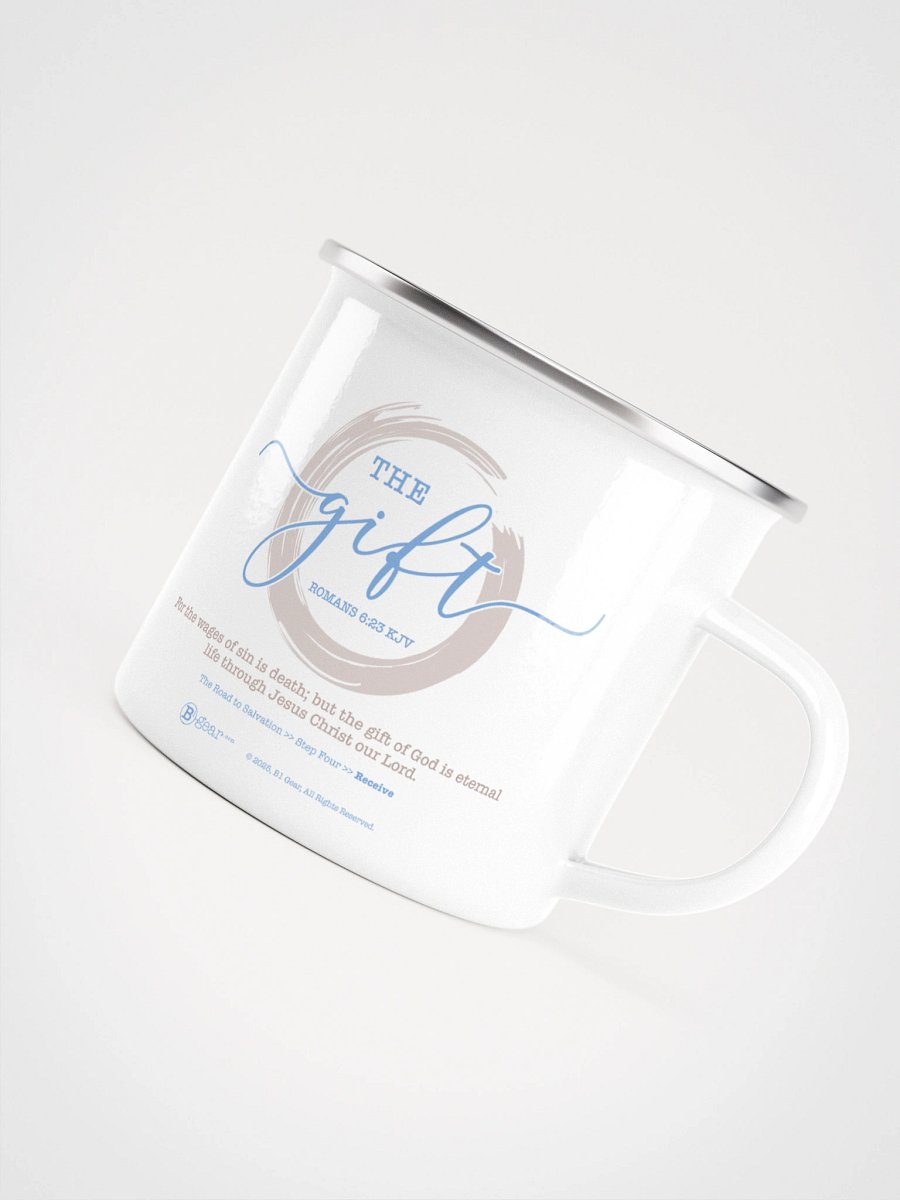 Mug, The Road to Salvation, Step 4, THE GIFT/Receive, Premium Enamel Mug product image (4)