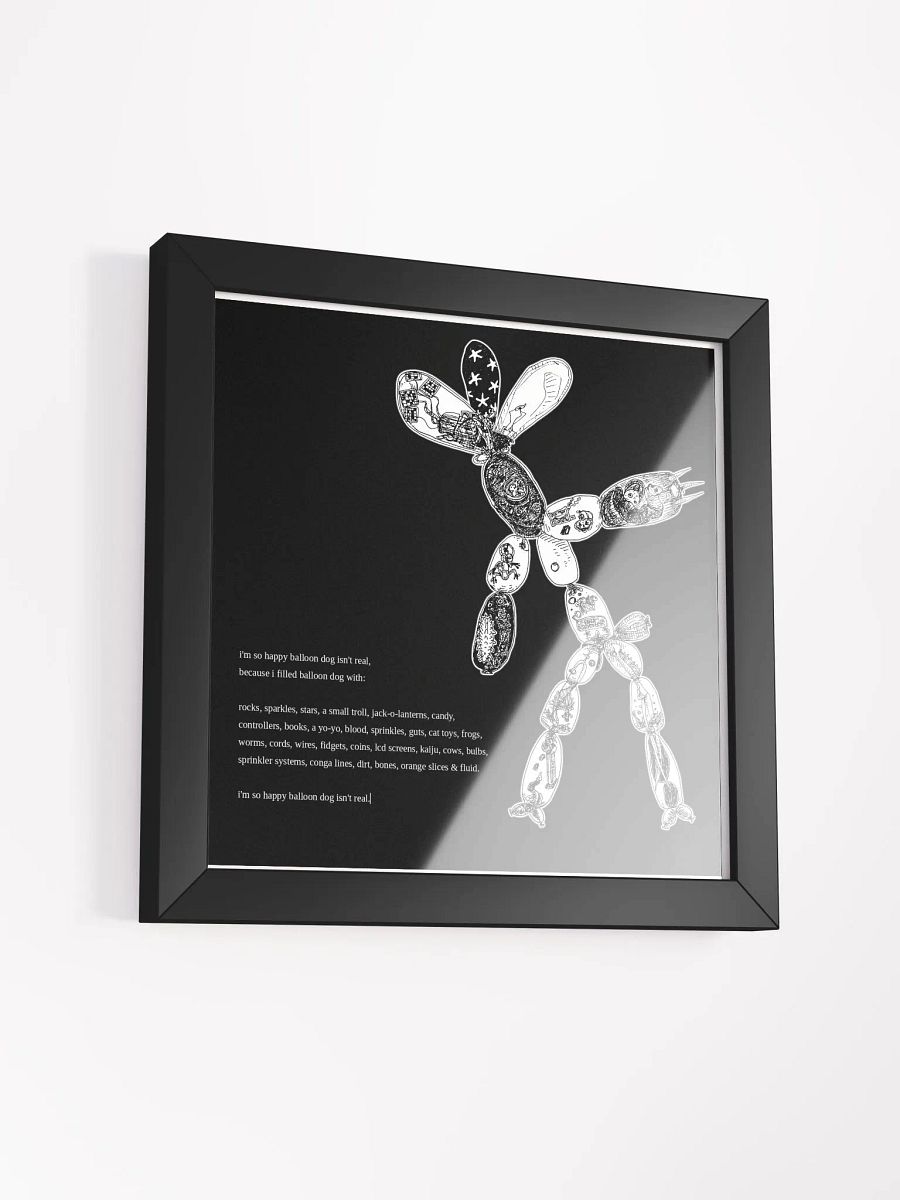 framed balloon dog product image (12)