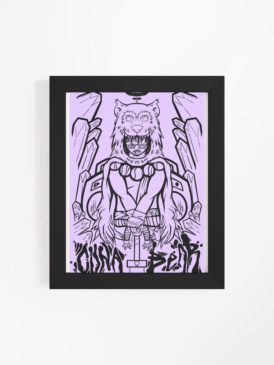 "Patron Saint Lilac" - Framed Print product image (1)