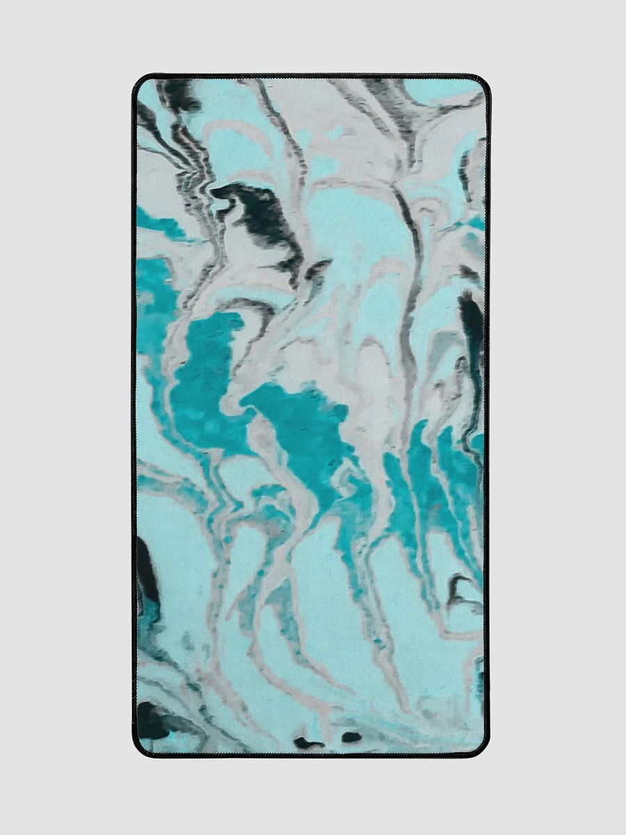 Fluid Turquoise Art Desk Mat product image (2)
