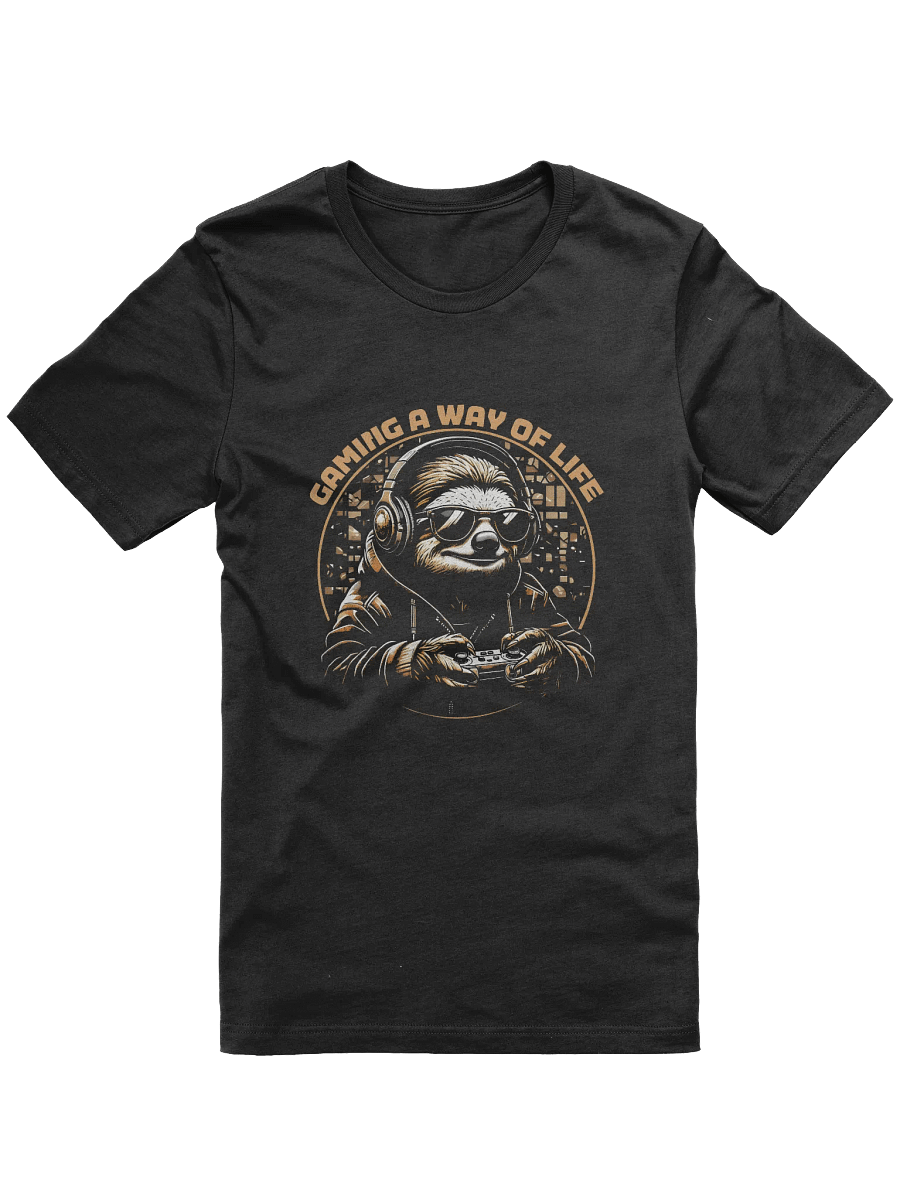 Gaming A Way of Life T-Shirt - Sloth Gamer T-Shirt product image (1)