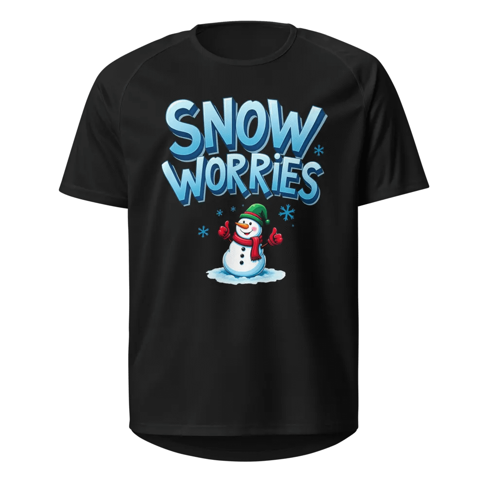 Snow Worries Unisex Sports Jersey product image (1)