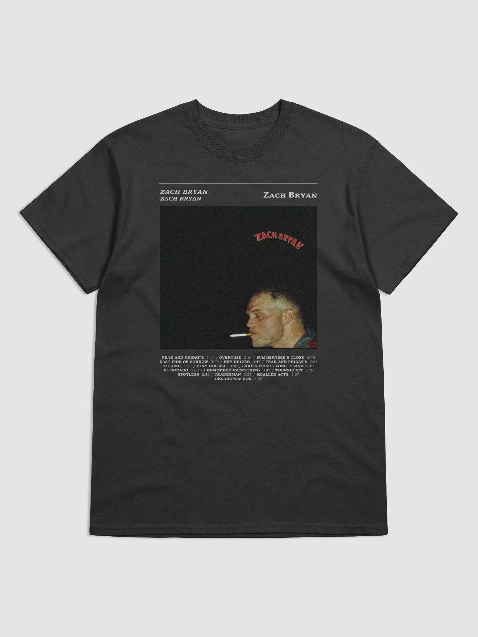 Zach Bryan Cover Album T-Shirt product image (1)