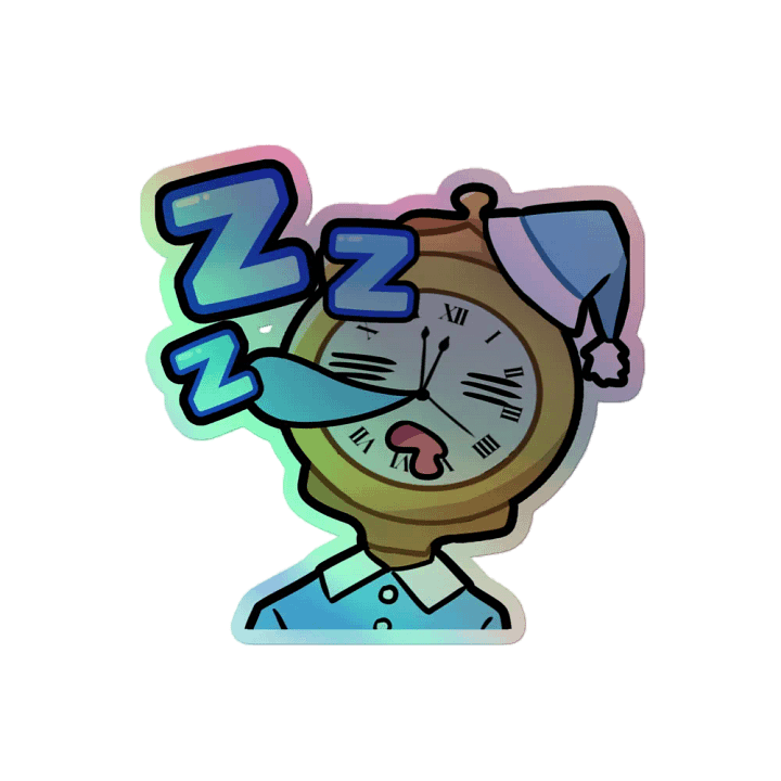 TimeNapNap Holo Sticker product image (1)