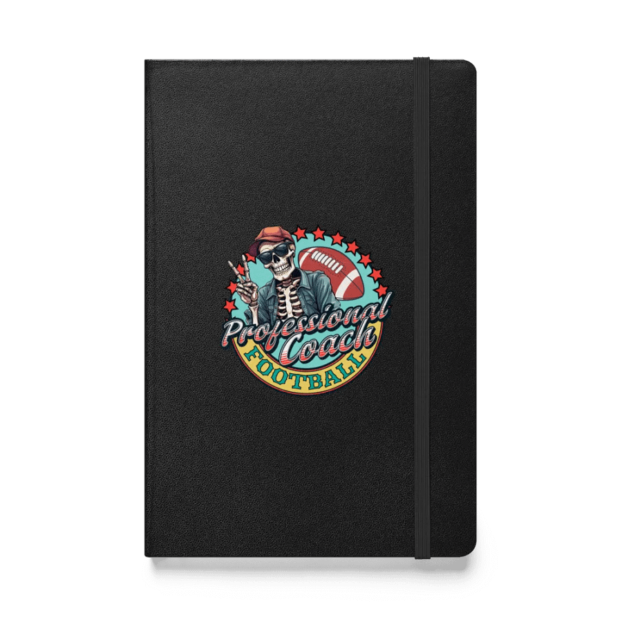 Professional Coach Skeleton Football Hardcover Notebook product image (1)