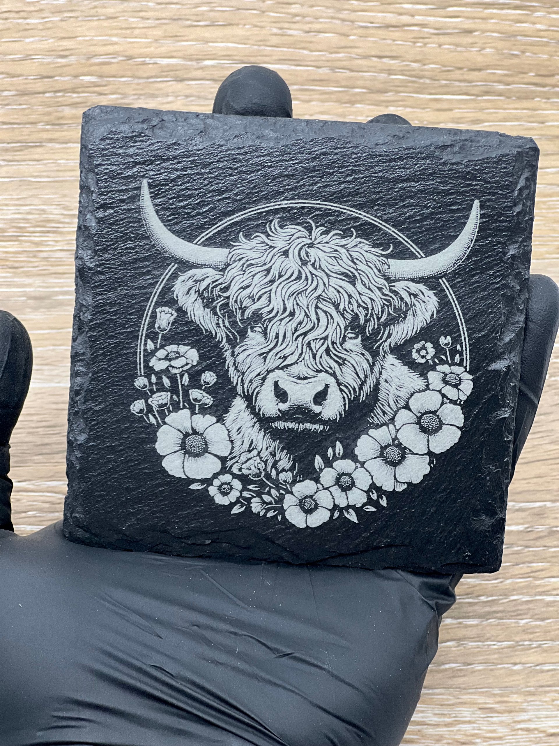 Floral Highland Cow Set product image (5)