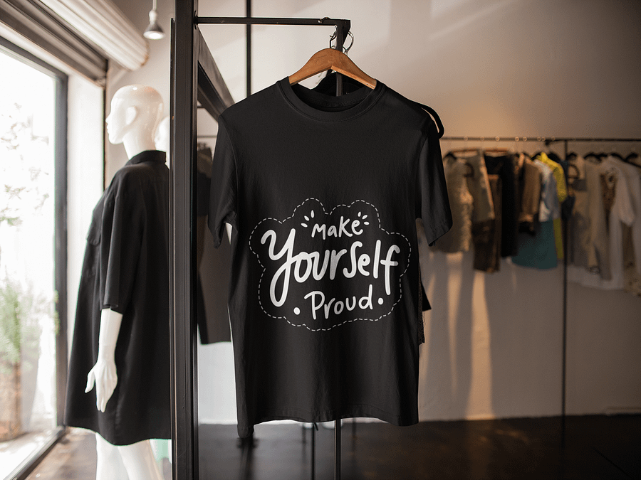Make Yourself Proud Black Unisex T-Shirt product image (3)