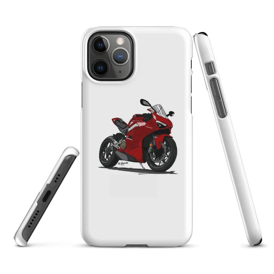 Sleek Red Motorcycle iPhone® Snap Case product image (2)