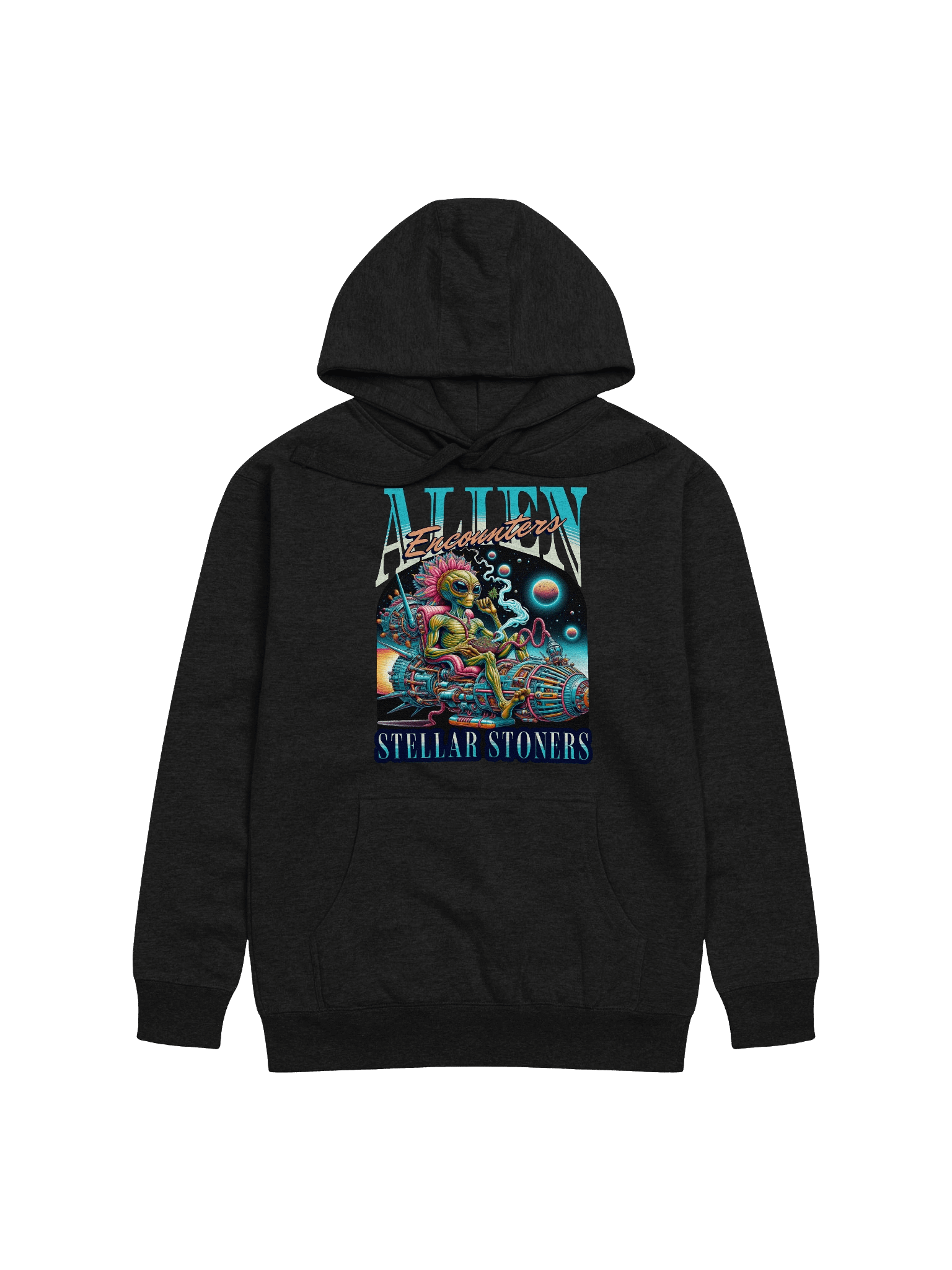 Alien Encounters - Stellar Stoners Hoodie - Premium Unisex Fit product image (4)