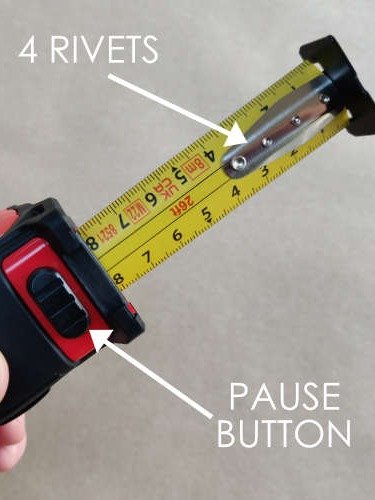 8m Metric Only Tape Measure - Gosforth Handyman official product image (3)