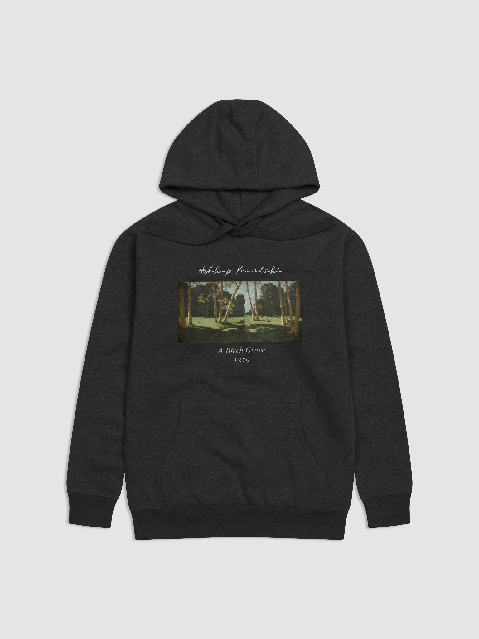 Arkhip Kuindzhi A Birch Grove Hoodie Dark product image (1)