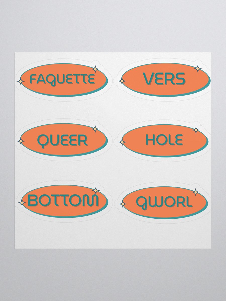 Queer Kiss Cut Sticker Set product image (1)