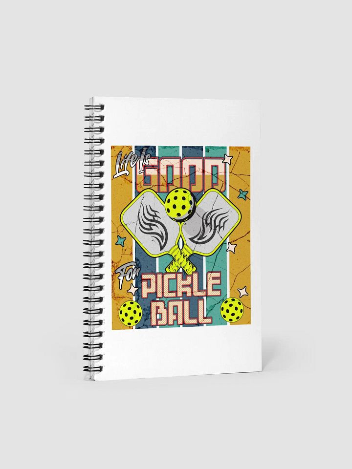 Life Is Good For Pickleball Vibrant Spiral Notebook product image (2)