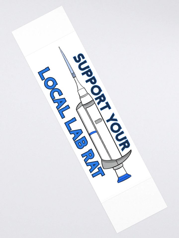 "Support Your Local Lab Rat" Pipette Sticker product image (2)