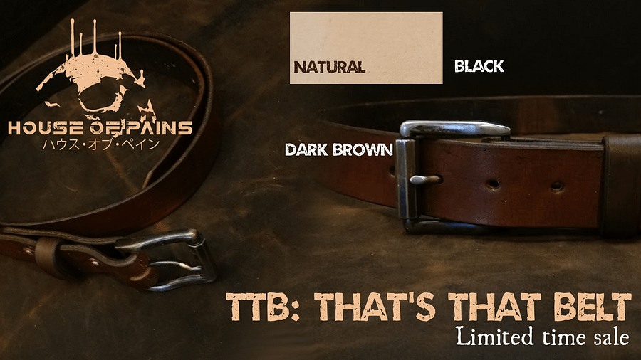 That's That Belt: Handmade Leather Belt product image (4)