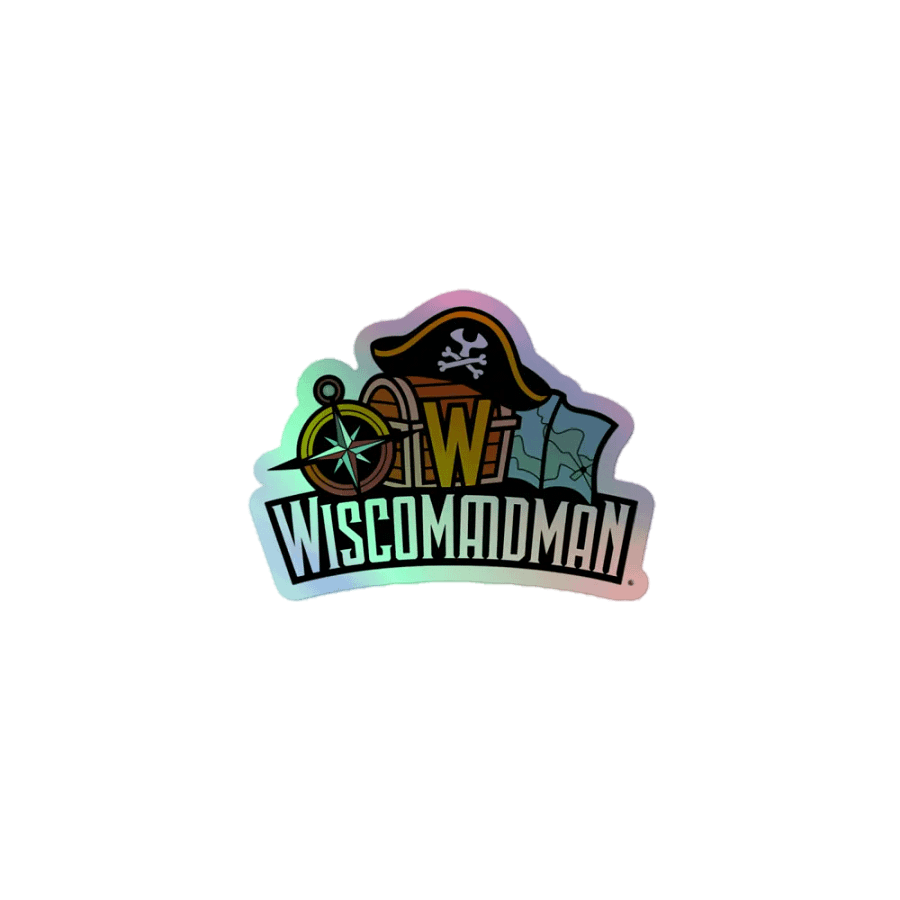 Holographic Wisco Pirate Sticker product image (1)