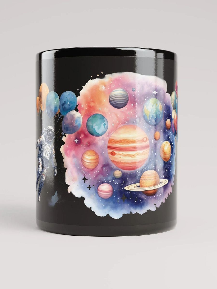 Astronaut Adventure Black Glossy Mug product image (5)