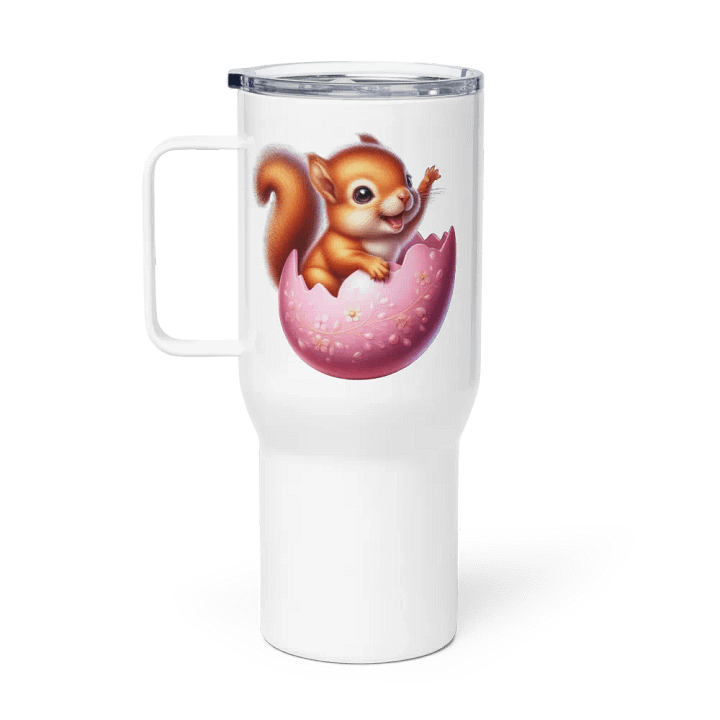 Squirrel Easter Egg - Travel Mug w/ Handle product image (1)