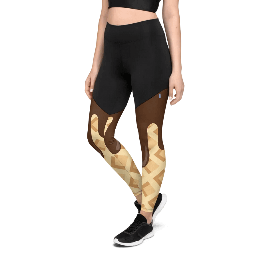 Choco Sprinkle Delight Sports Leggings product image (6)