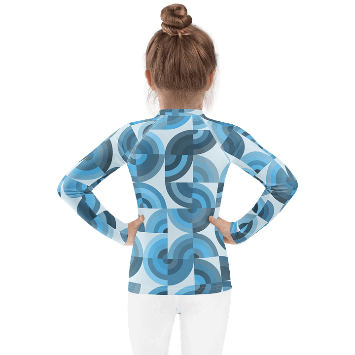Oceanic Mosaic Kids Rash Guard product image (2)
