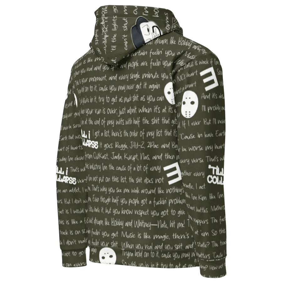 'Till I Collapse - Eminem - MILITARY GREEN - Unisex Hoodie product image (4)