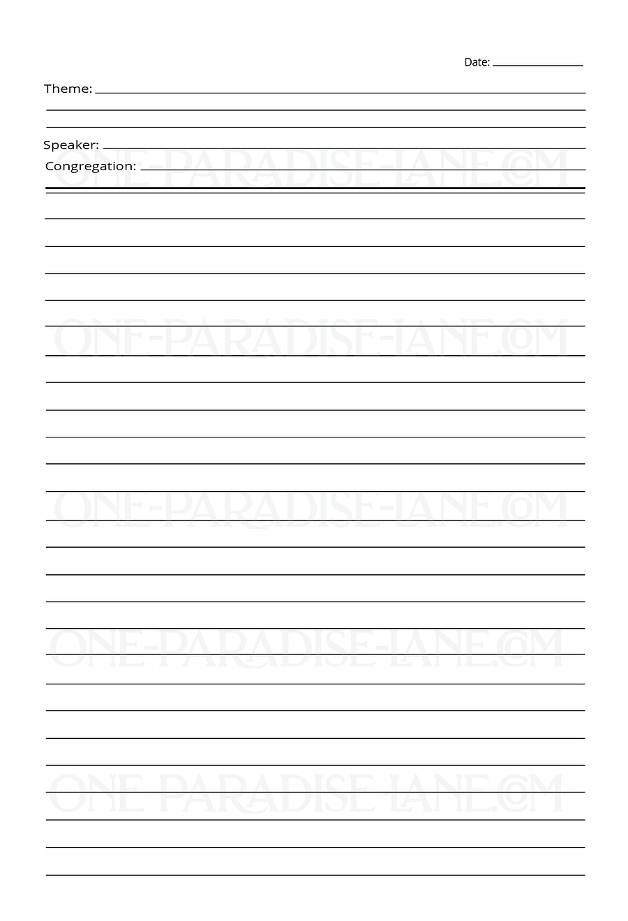 Pure Worship | Digital Notebook for the Regional Convention of Jehovah's Witnesses | 2025 (PDF) product image (2)
