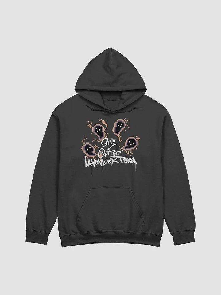 STAY OUT OF LAVENDER TOWN Hoodie (White Print) product image (4)