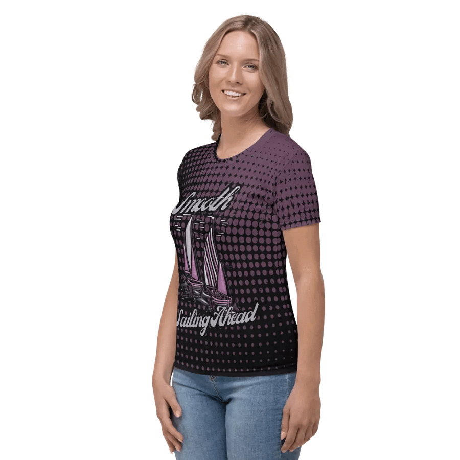 Smooth Sailing Ahead All Over Print T-shirt product image (3)