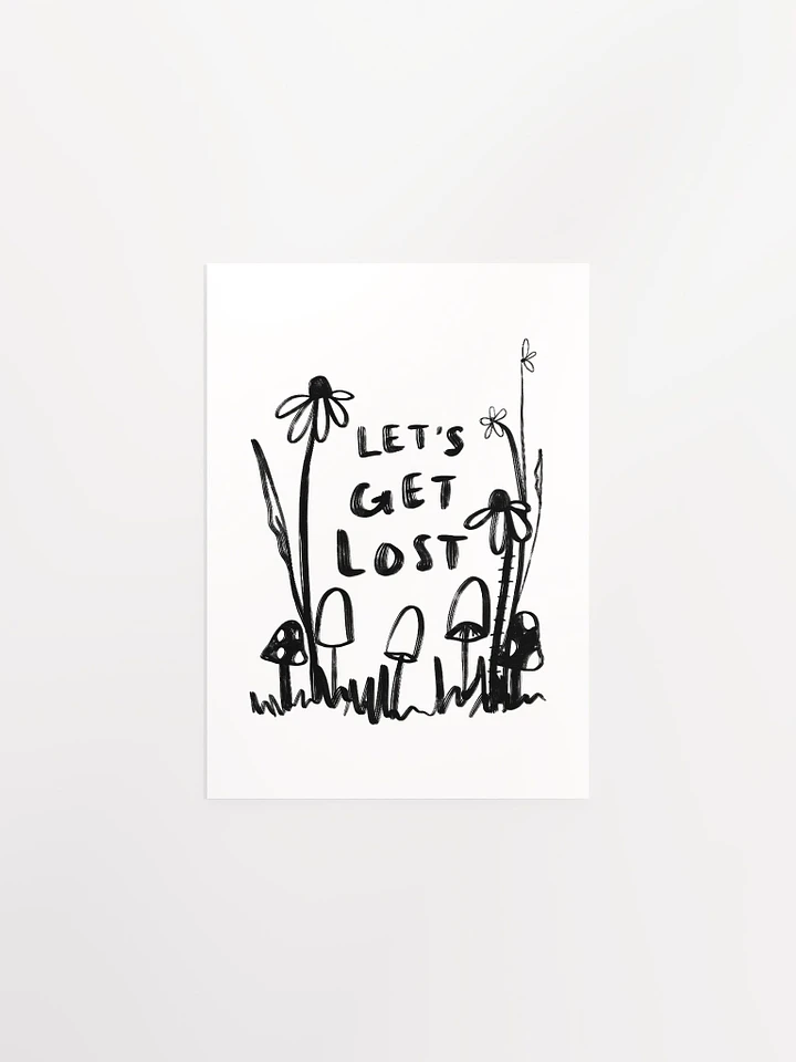 Let's Get Lost Art Print product image (1)