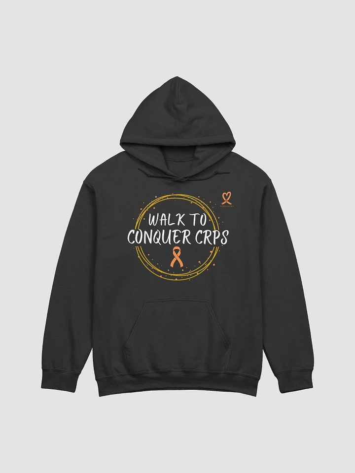 OFFICIAL Walk To Conquer CRPS Hoodie- White Print product image (1)